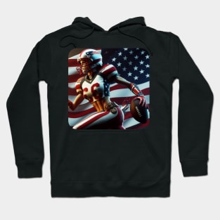 American Woman NFL Football Player #16 Hoodie